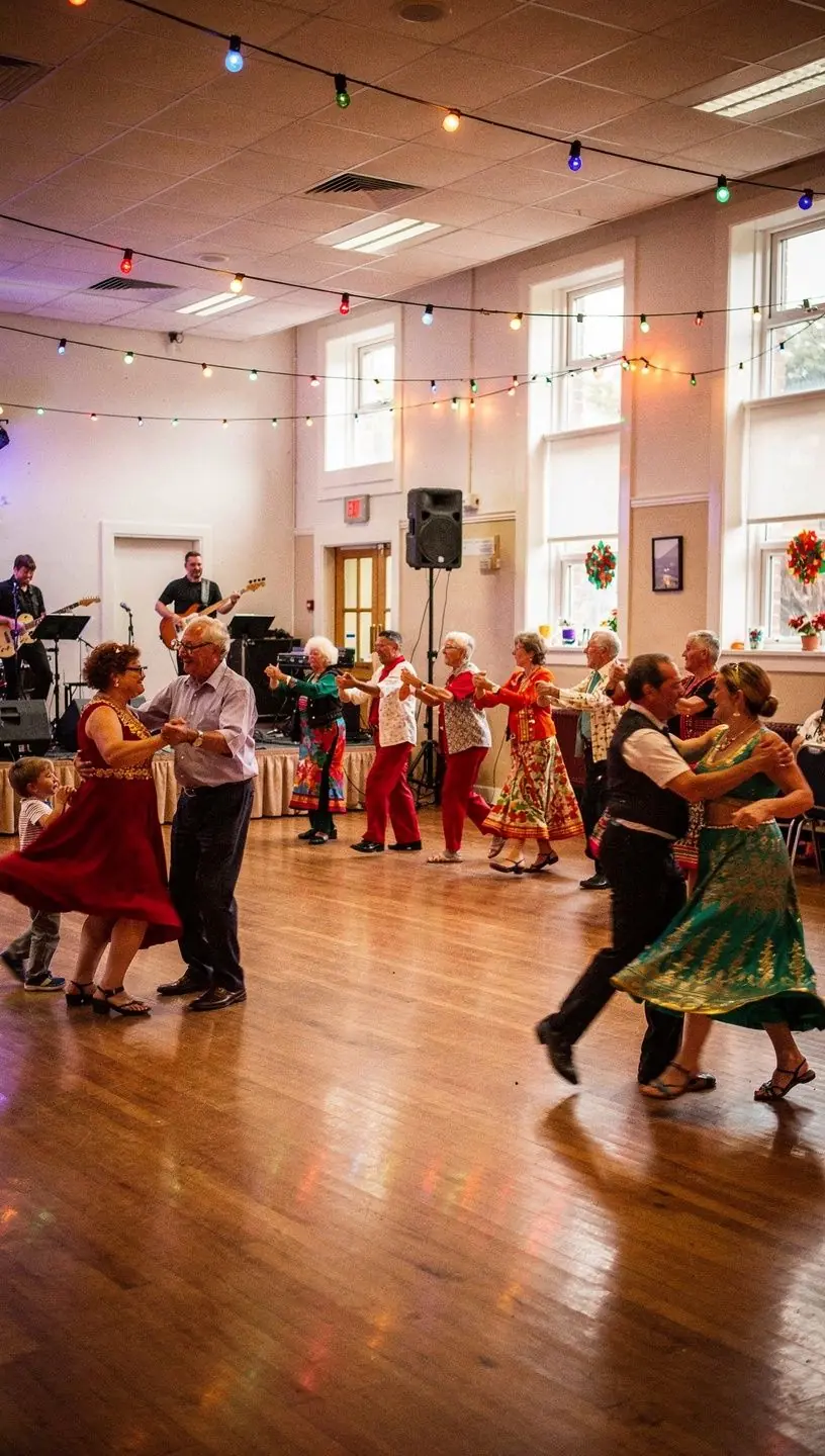 Community members discussing feedback for future events