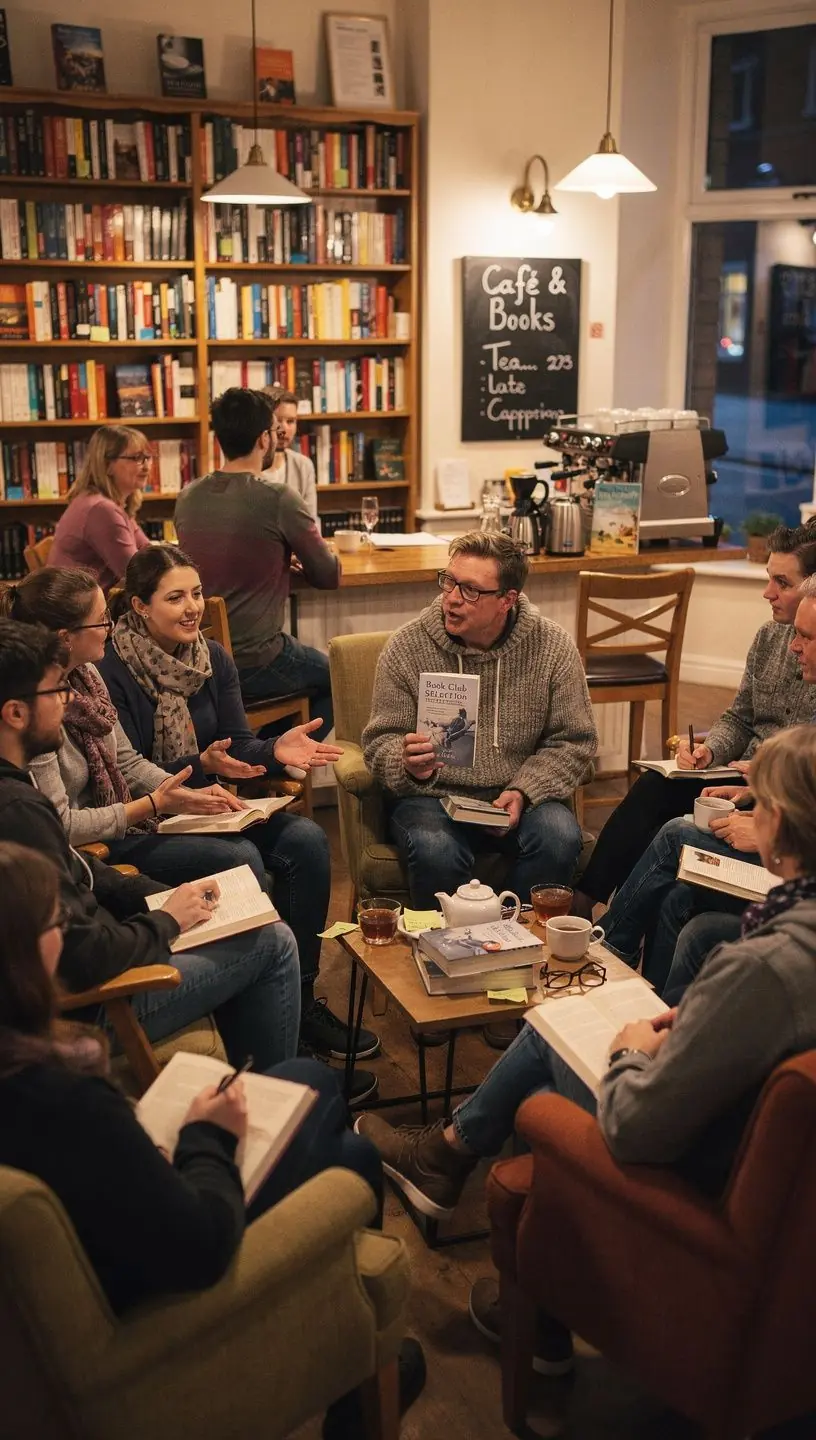 Community gathering with friends enjoying music and games.